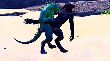 Furry Kitty And The Alien Dragon