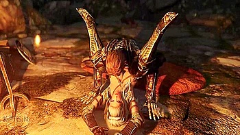 Gorgeous Elf Warrior Whore And Draugrs Petrified Dick 1