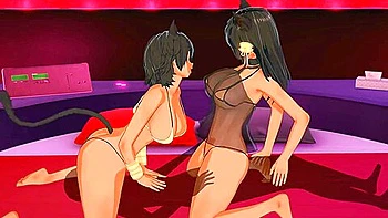 Threesome With Egyptian Goddesses