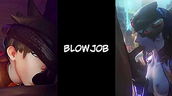 [hmv] Tracer Vs Widowmaker (slut Pop Kim