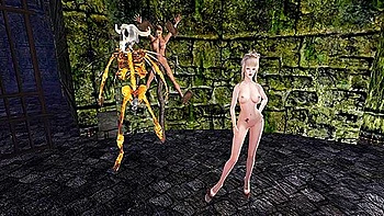 Human Female And Demonic Boner