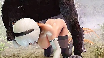 Skyrim - A Dominant Werewolf Fucks A Horny Girl