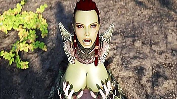 Adorable Orc Warrior Enjoys Nordic Warriors Big Dick 2