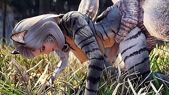 Troll Stretches This Cat Girls Tight Pussy