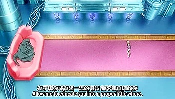 She is put up for auction, given a hand job and a blow job, and is bought by a monster.