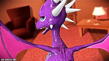 Cynder Gets A Human Creampie