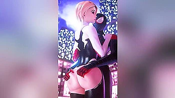 Into The Spiderverse - Hot Spider Gwen - 2