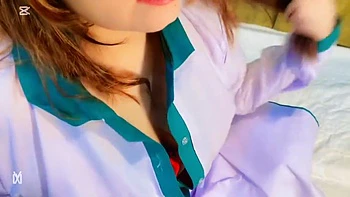 When My Friend Saw Me In My College Uniform After Returning From College, He Got Really Horny And Fucked Me Hard
