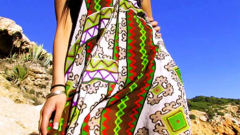 Big Ass Latina Outdoor Fuck with Oldia Paris and Karmen Diaz