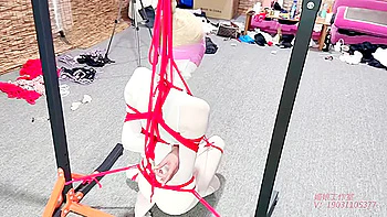 Asian Standing Bondage