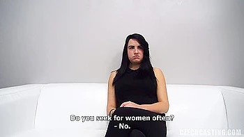 Eighteen Year Old Babe With Big Naturals Fucked During An Interview