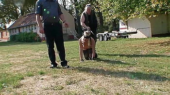 Bdsm - Slave Girl Gets Humiliated, Whipped, And Fucked In Chains