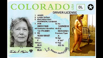 Linda Miner From Colorado Strips and Masturbates