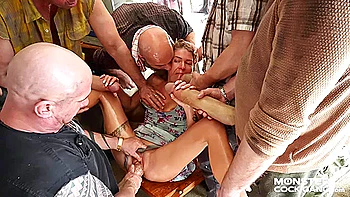 MONSTER COCK GANG: Cake Delivery Slut Fucks Up (E07)