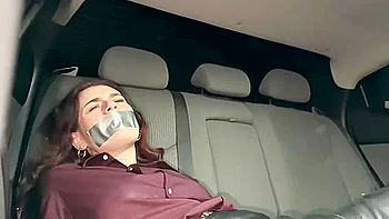 Girlfriends Fantasy Turns Into After Work Nightmare Leather Skirt