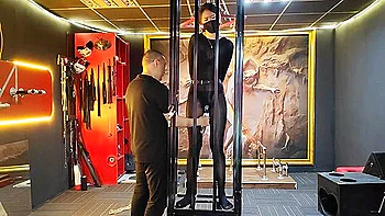 Yr On Wooden Horse And Metal Cage