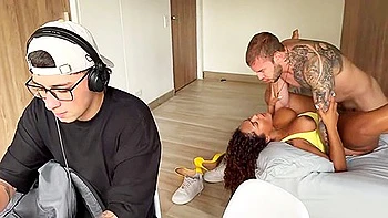 Colombian Milf Stepmother Fucks The Dick Of Her Stepsons Best Friend, Interracial With Cuckhold - Carla Morelli