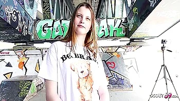 First Anal Sex For German Skylar Lovely At Pick Up Casting In Berlin