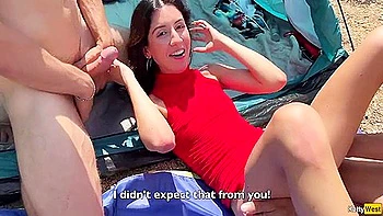 My Husband And I Came To The Lake To Relax, But Something Went Wrong... Group Sex In Nature