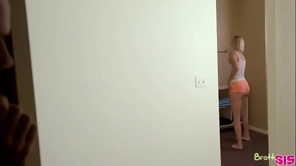 Cute blonde teen gets fucked by stepbrother