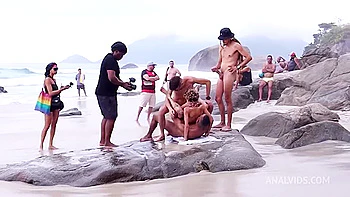 Daped In Public #4 : Skinny Petite Brazilian Larinha Small Fucked At The Beach In Front Of People (dap, Anal, 0% Pussy, Atm, Gapes, Slim Girl, Monster Cocks, Bbc) Ob303
