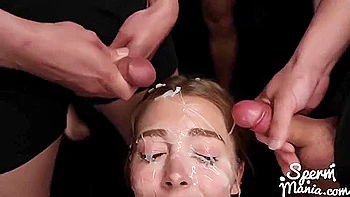 Mary Popienses Sticky Bukkake Filthy Porn