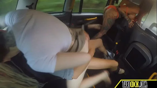 public orgy with the busty girls