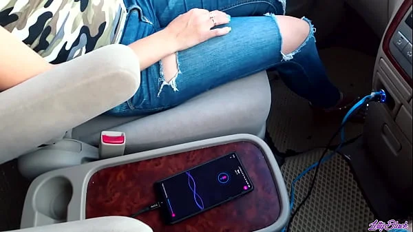 Sound controlled vibrator in public place - Unusual test of Lovense Lush 2