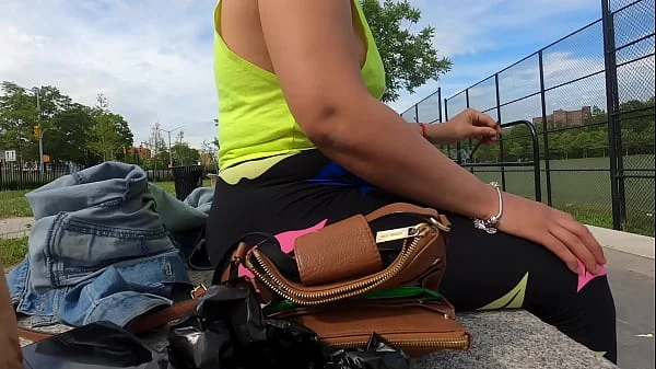 Wife no bra side boobs with pierced nipples in public flashing