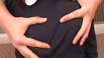 Hottest Japanese whore Yu Kanata in Amazing Maid, CFNM JAV scene