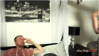 Aunt Judys - Horny Stepmom Aurora Catches Her Stepson With Her Lingerie