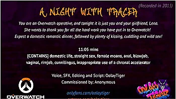 [overwatch] A Night With Tracer Erotic Audio Play By Oolay-tiger