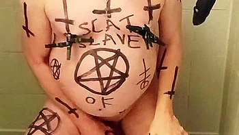 Satan Slave Takes A Perverted Enema Session Part 2