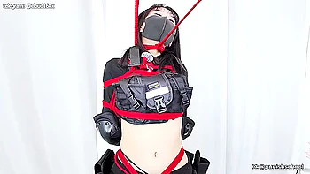 Asian bondage cosplayer 7