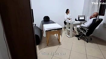 A Milf Gets Fingered By The Proctologist During An Anal Exam