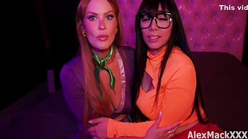 Velma And Daphne Get Horny When Scared - Violet Myers, Elly Clutch And Alex Mack
