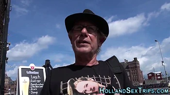 Tongued Dutch Prostitute Pounded