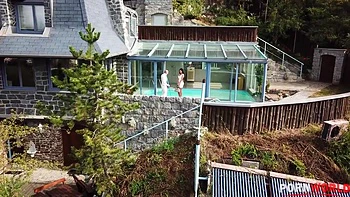 Top-heavy stunner Inna Innaki spreads her legs wide open for his fat cock GP1025