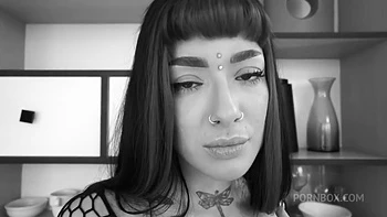 White Alt Brazilian Nymph, Maria Morangoh Gets Fucked By 3 Cocks