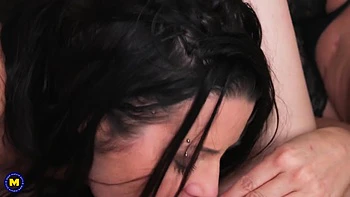 Horny Mature Ladies Mirella and Giovanna Seduce Young Babe Lavatta North Into a Lesbian Threesome