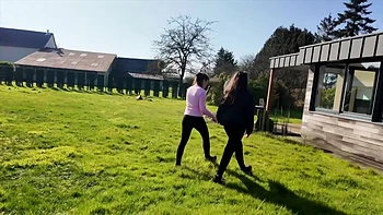 Analeya's crazy excitement in her hot threesome... - Jacquie et Michel TV