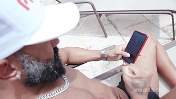 Big butt latina Ob Slave Nat one on one interracial anal scene