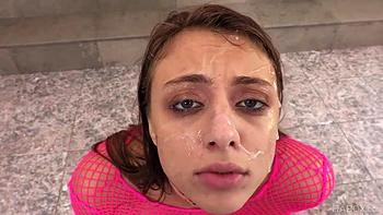 Gia Derza Blows Them All - Crazy Gangbang