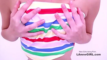 Petite Girl Gets Cock Pushed In Her Mouth