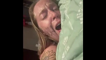 Daddy Pierz Makes His Blonde MILF Whore Take Two Dildos in Ass and Mouth - She Squirts Loudly Like a Slut