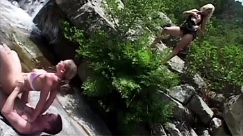 Anal Fuck On The River While Someone Is Watching - Liz Honey And Asha Bliss