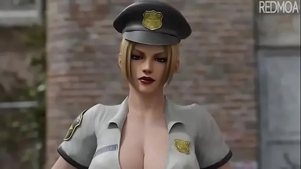 female cop want my cock 3d animation