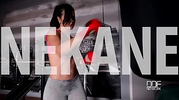 Orgasmic Gym Sesh - Full Workout Including her Pink