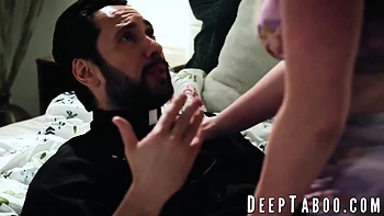 Eliza Eves - Hung Priest Blessed Sinful Face With His Holy Cum