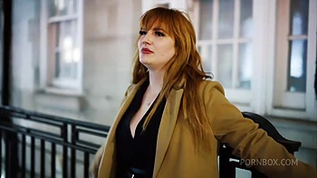 Cheating Curvy Redhead Takes a Creampie From 10 Inch Dick